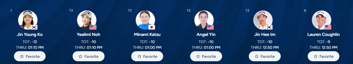 2025 파운더스컵 중계 고진영