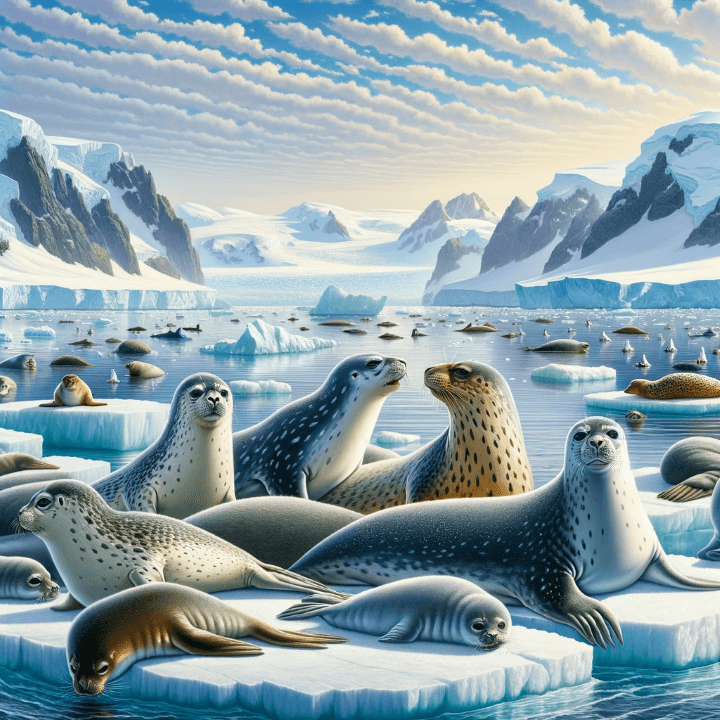 남극 크루즈 여행 떠나면 집에 못 돌아와요!! - 2. 남극 크루즈에서 꼭 방문해야 할 명소 - 2.2 르메르 채널(Lemaire Channel) - ② 야생 동물 표범물범