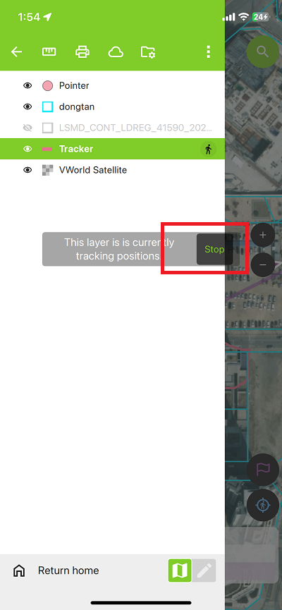 Tracking Stop