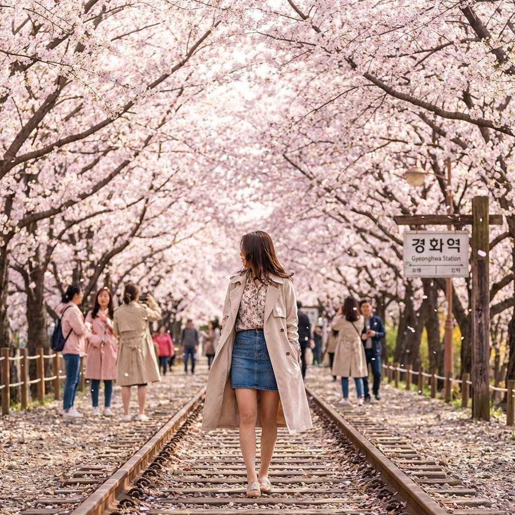 진해 평지 벚꽃 산책로 추천