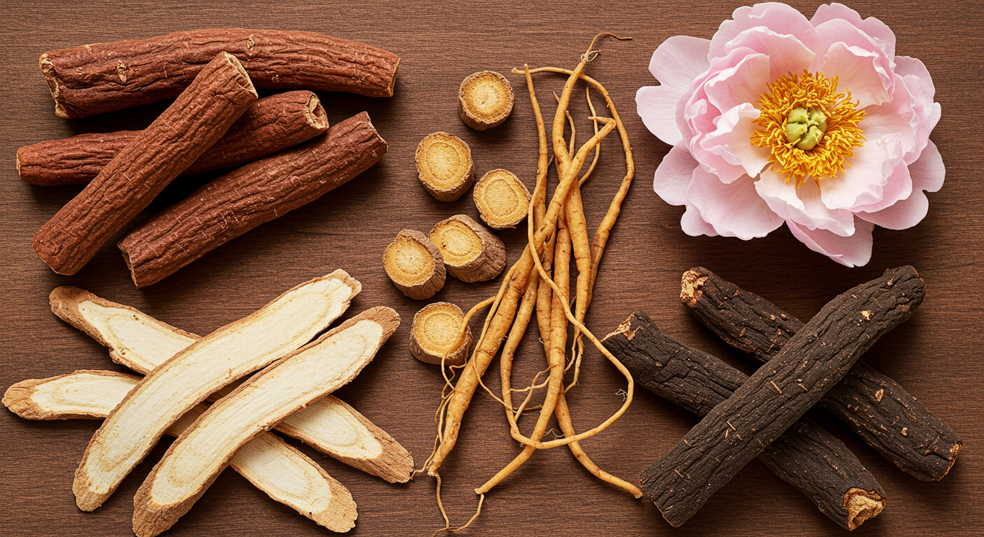 당귀,작약,천궁 사진