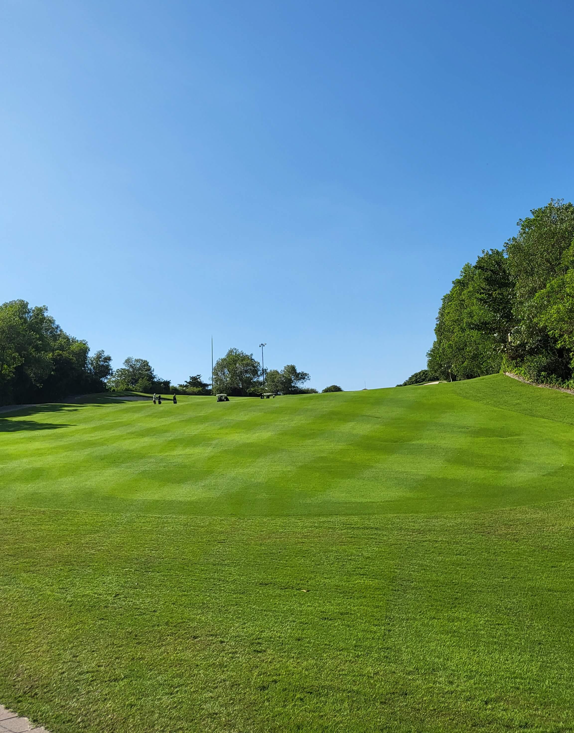 코스특성상 업힐이 많은 빈펄 골프장코스
