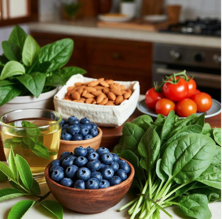 항산화 식품 관련 사진