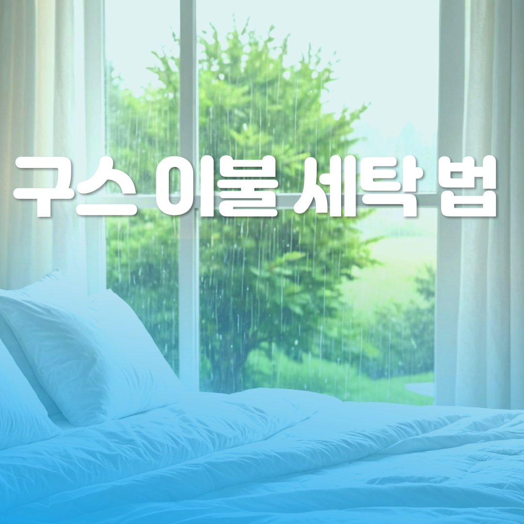 구스 이불 세탁법