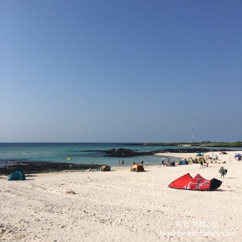 김녕 해수욕장 해변