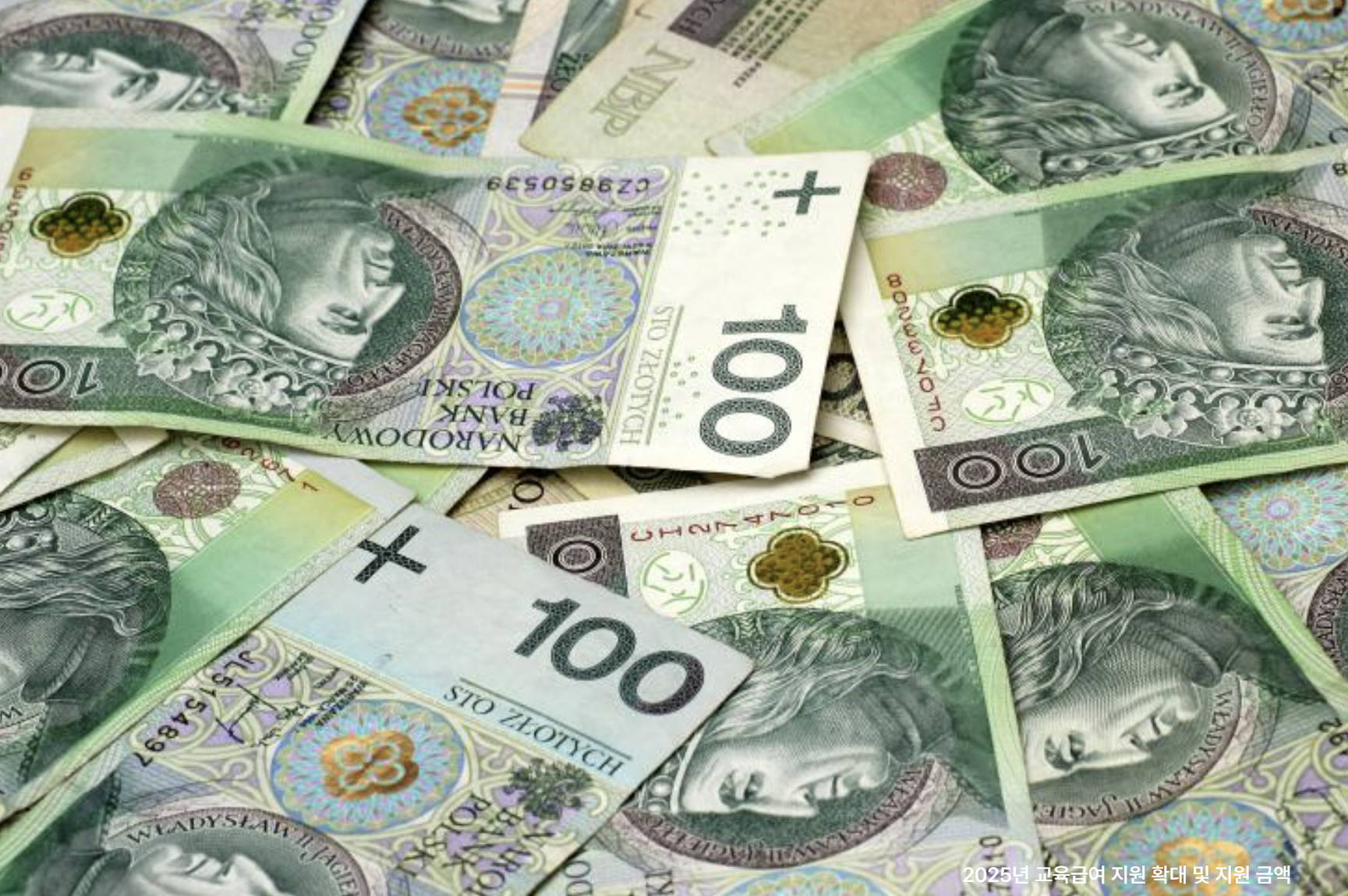 2025년 교육급여 지원 확대 및 지원 금액 관련 사진