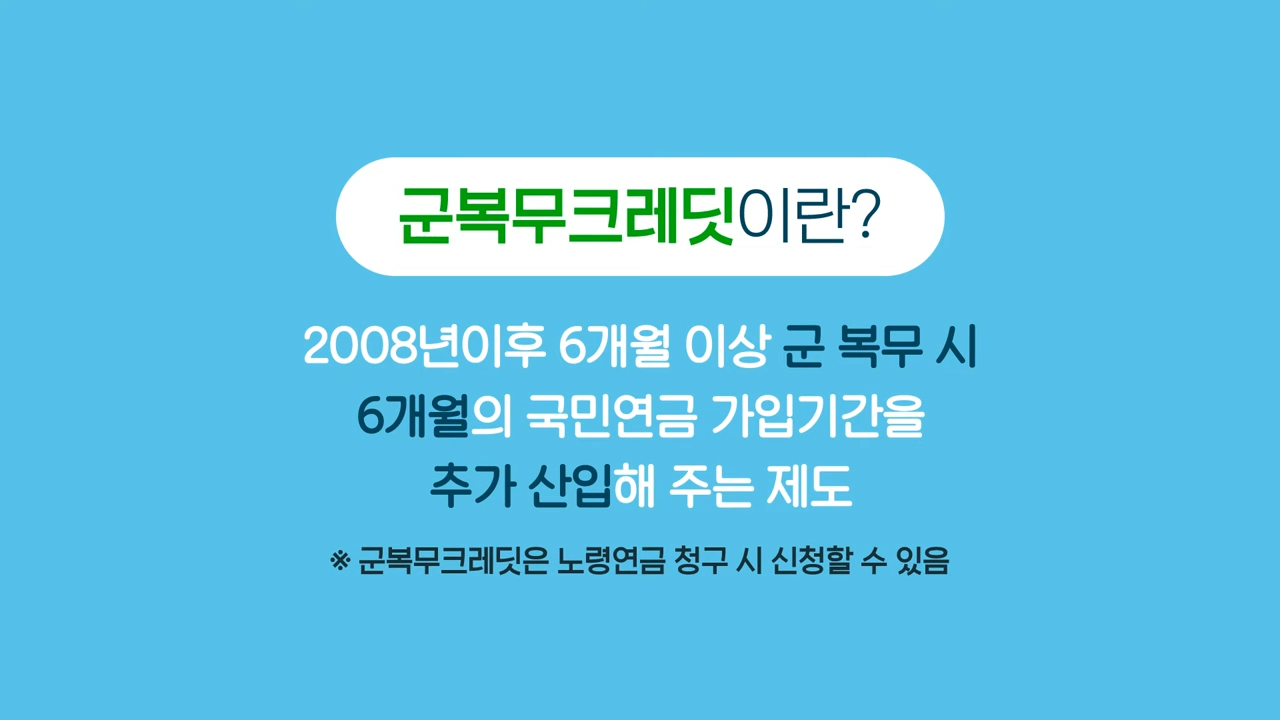 국민연금 실업크레딧