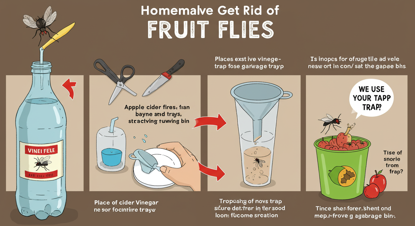 초파리 퇴치, 가장 빠르고 효과적인 방법은?