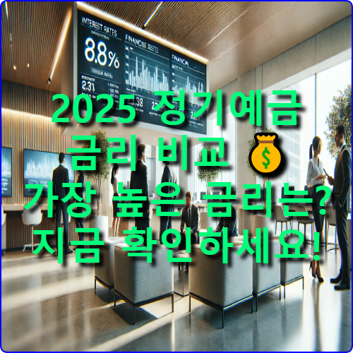 2025년 정기예금 금리 비교: 최고의 선택을 위한 가이드