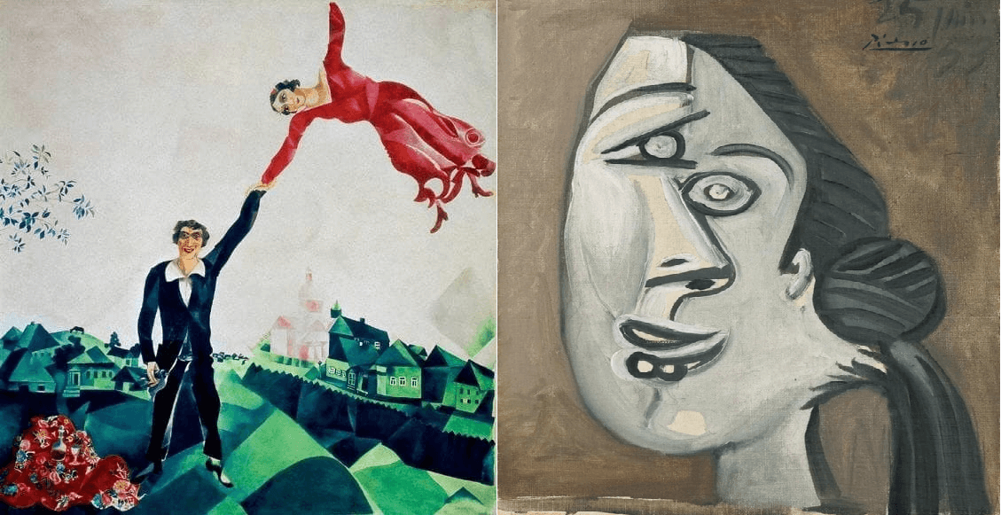 샤갈과 피카소작품