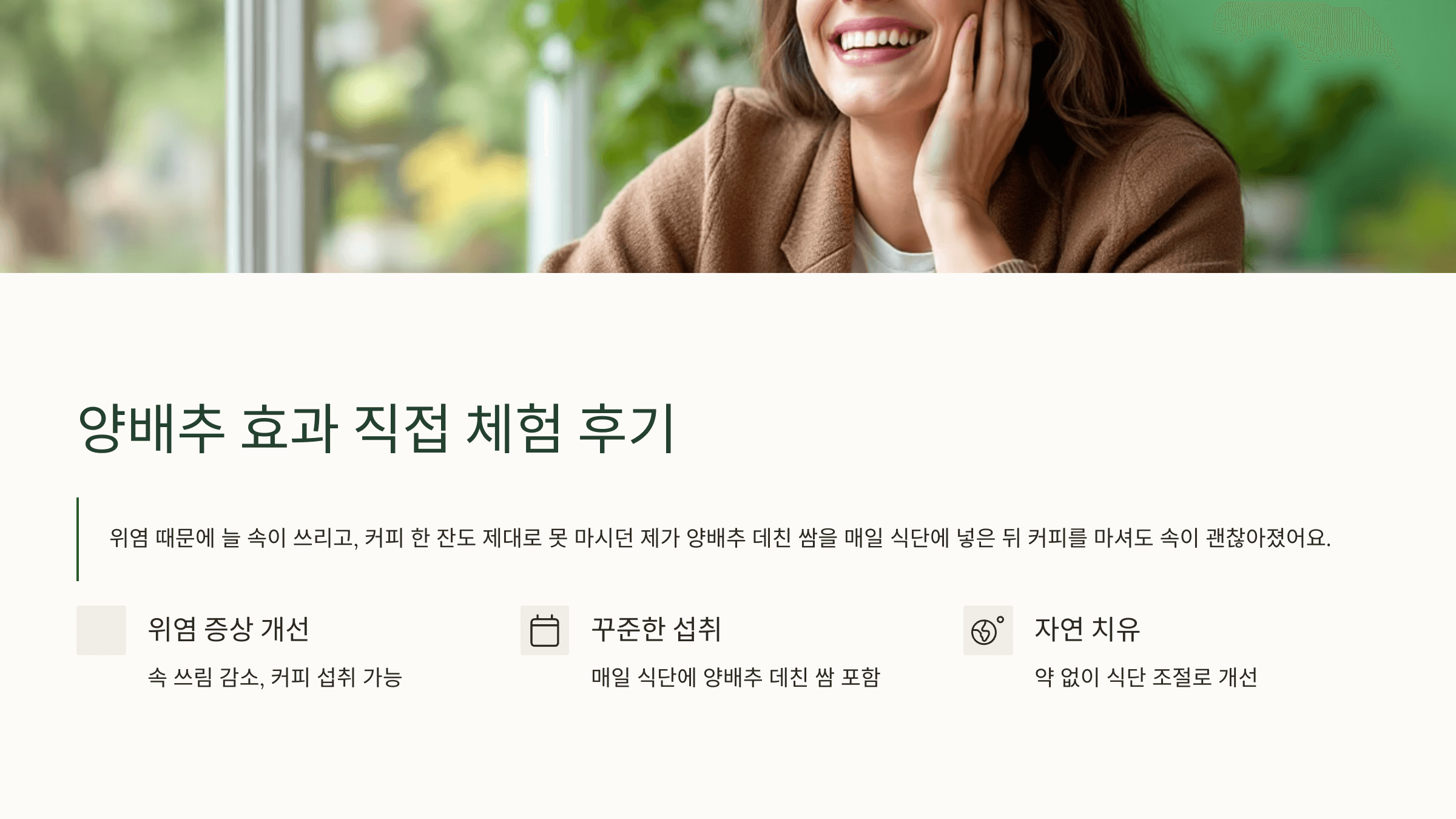 양배추 사진입니다.