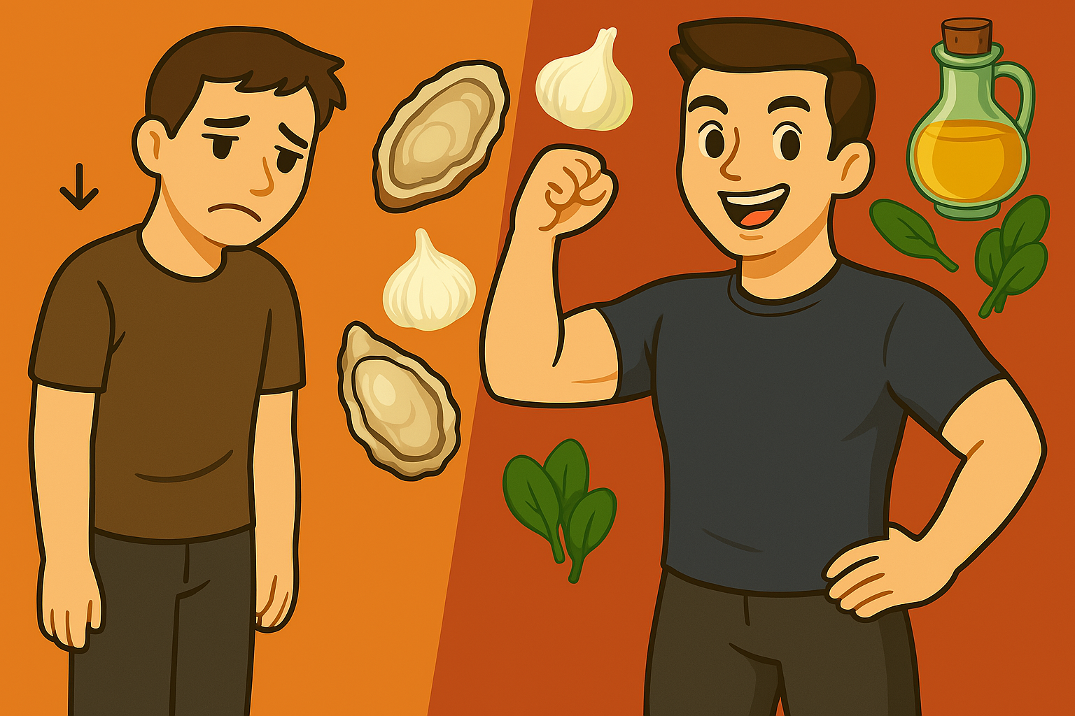 자연적으로 테스토스테론 수치를 높이는 식품