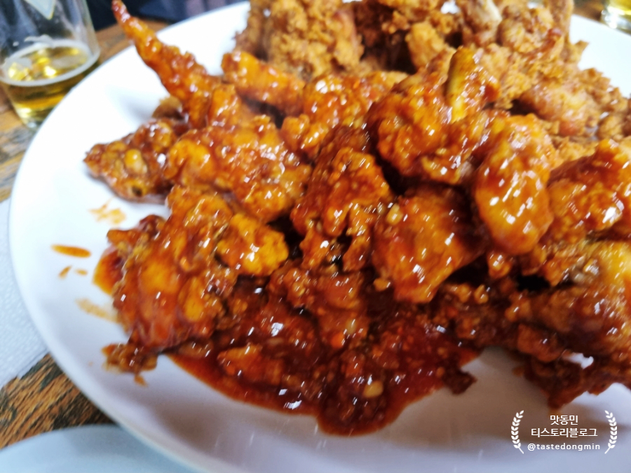 부평통닭 양념 맛