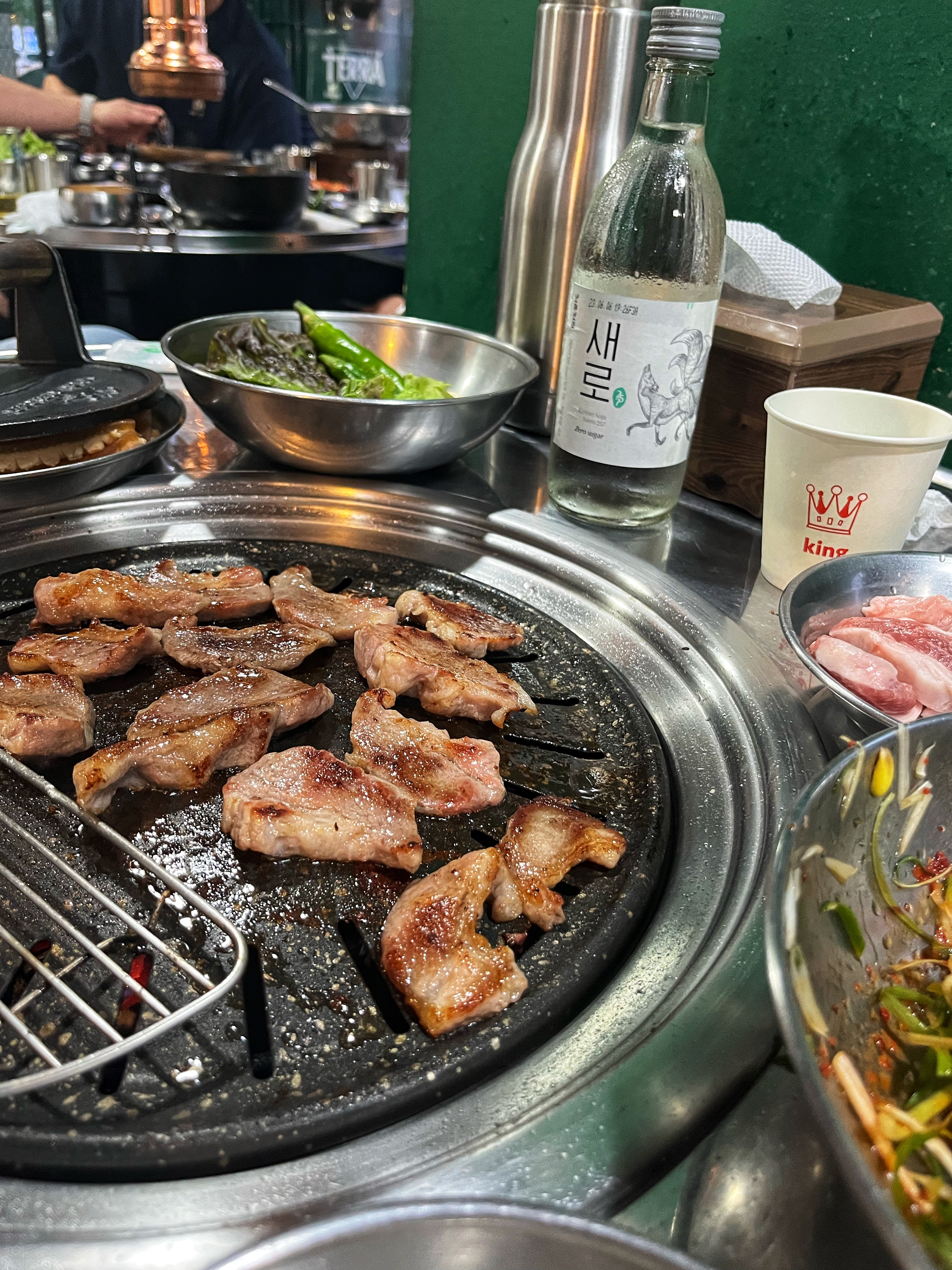 연남동 이억만껍데기 고기 사진