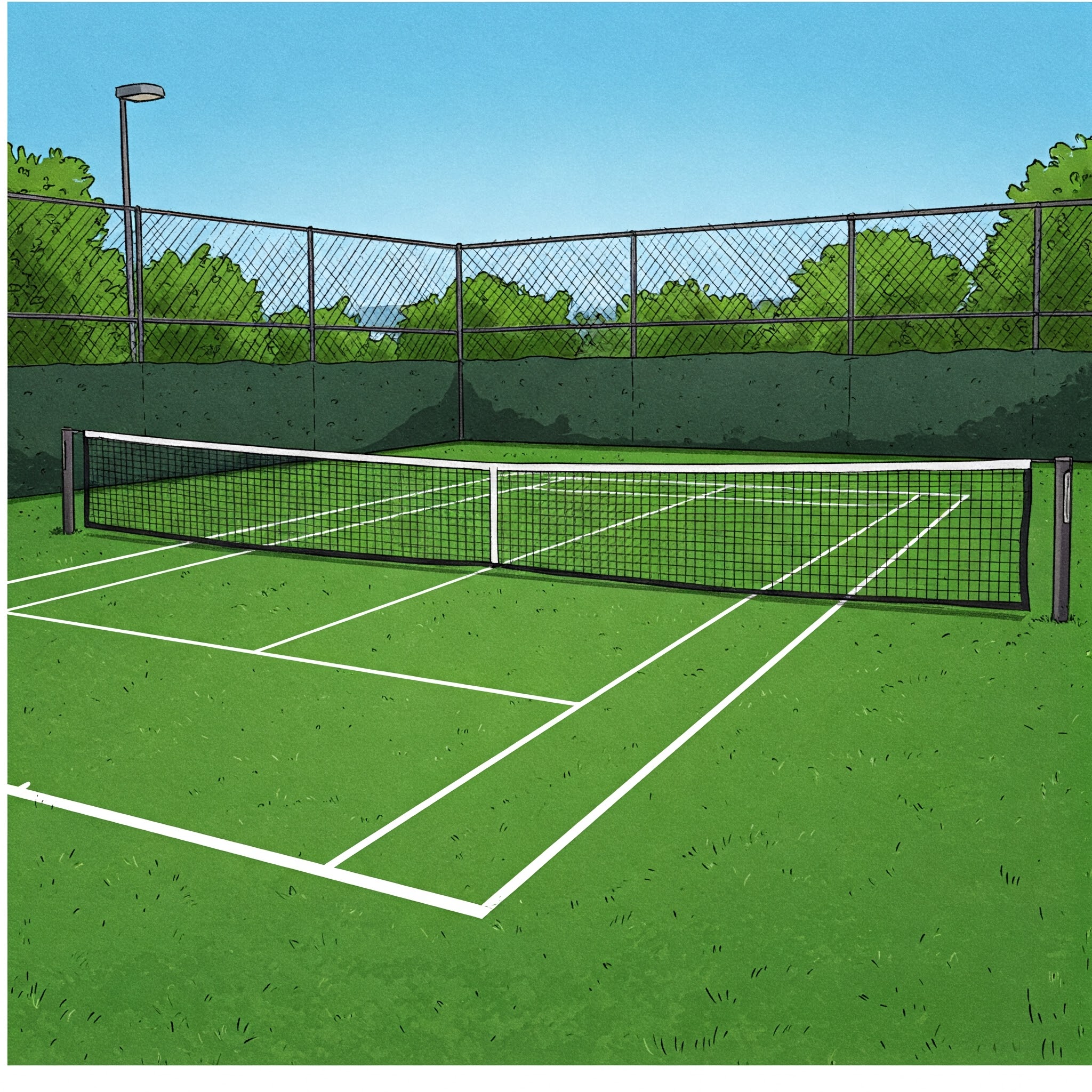 테니스 경기장 사진