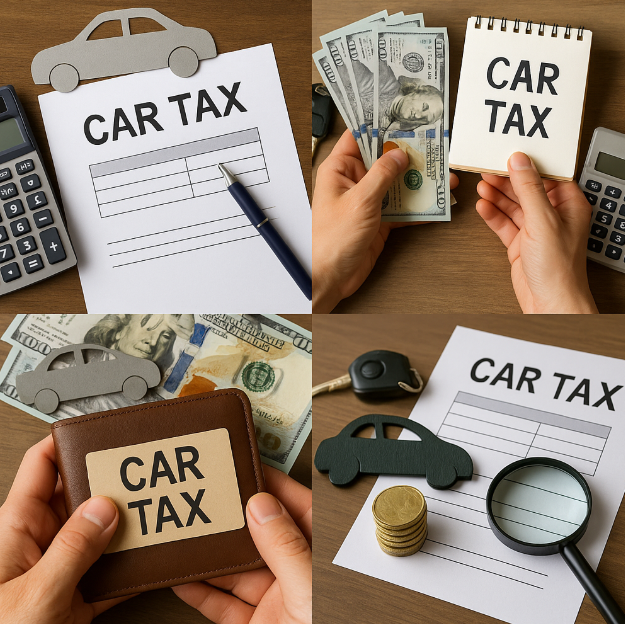 자동차 세금 사진