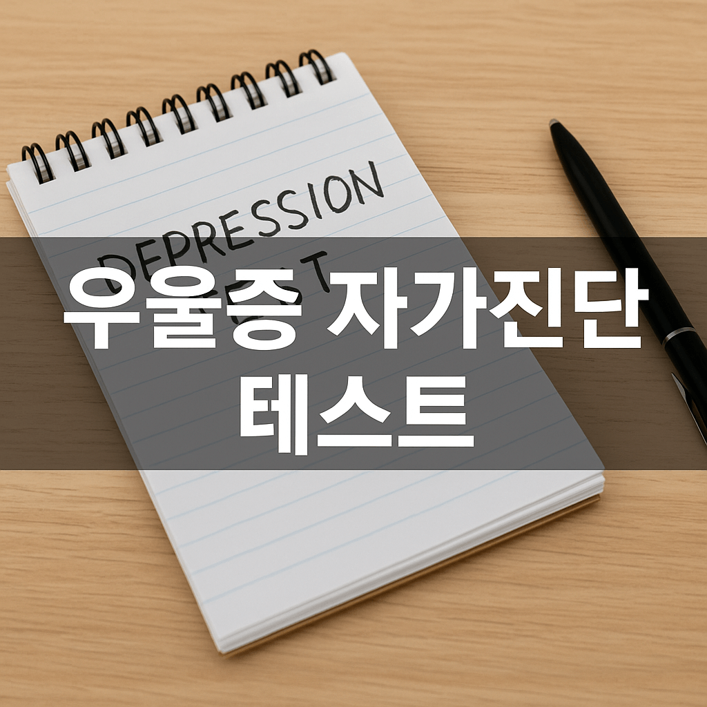 우울증 자가진단 테스트로 알아보는 나의 마음 상태
