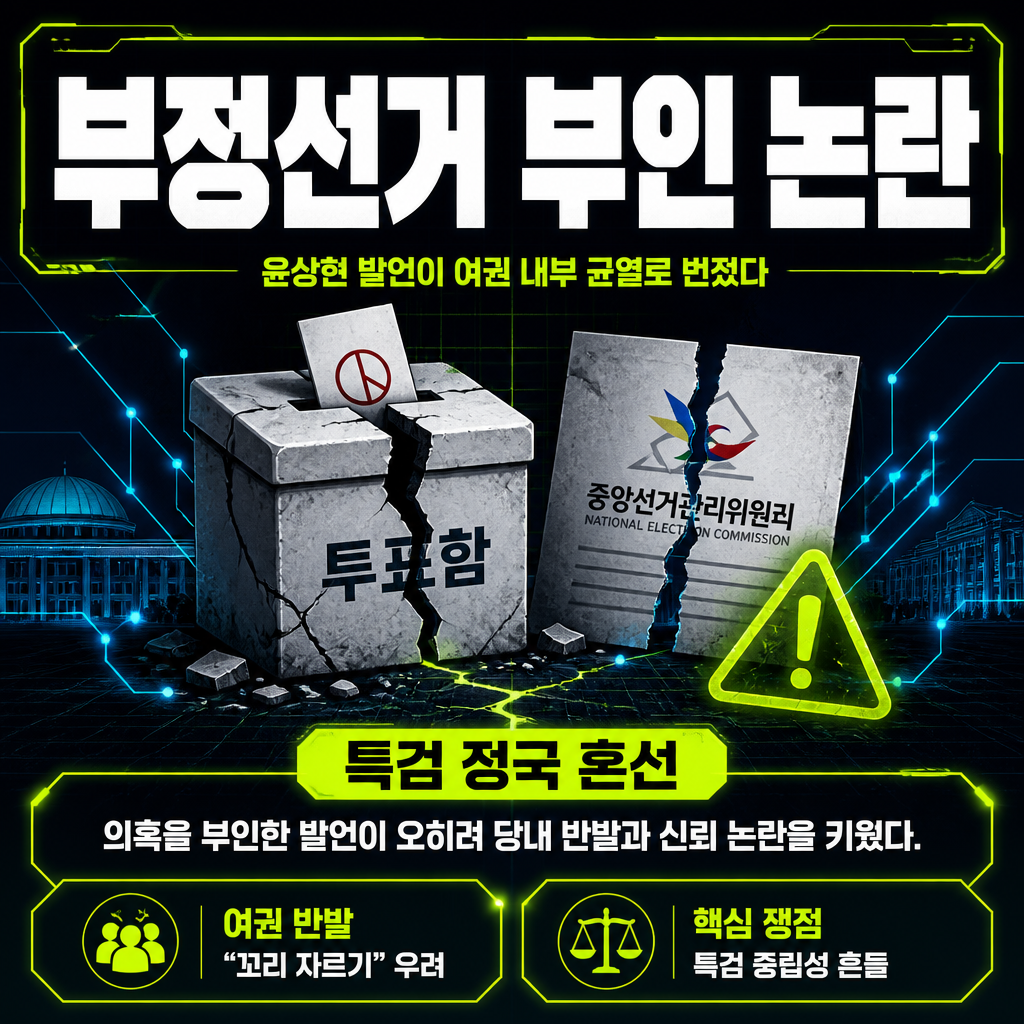 부정선거 부인 논란