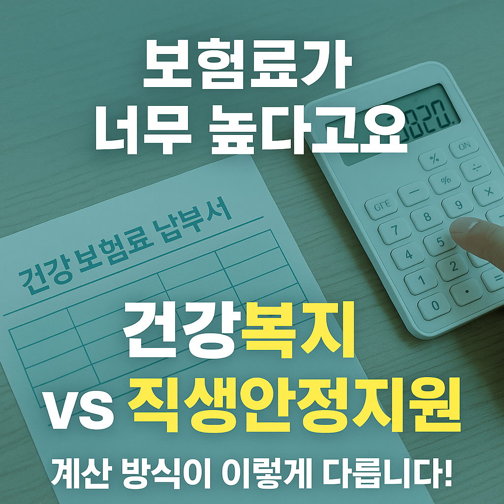 [6편] 건강보험 지역가입자 vs 직장가입자 차이