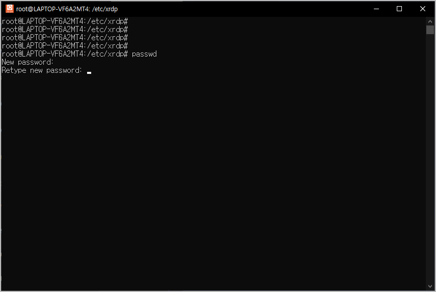 우분투 패스워드 변경