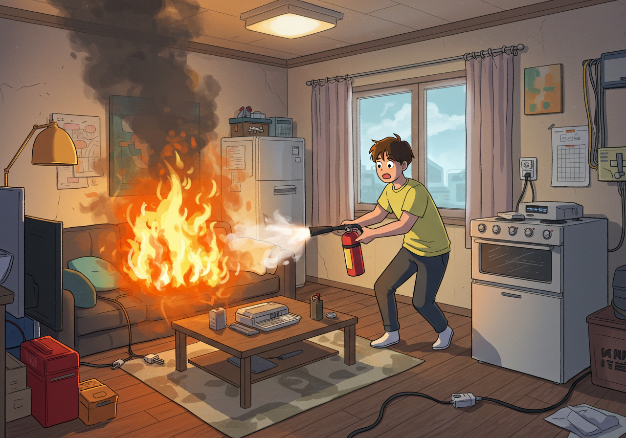 자취방 화재 사고 시 세입자와 집주인의 책임, 보험과 손해배상 안내