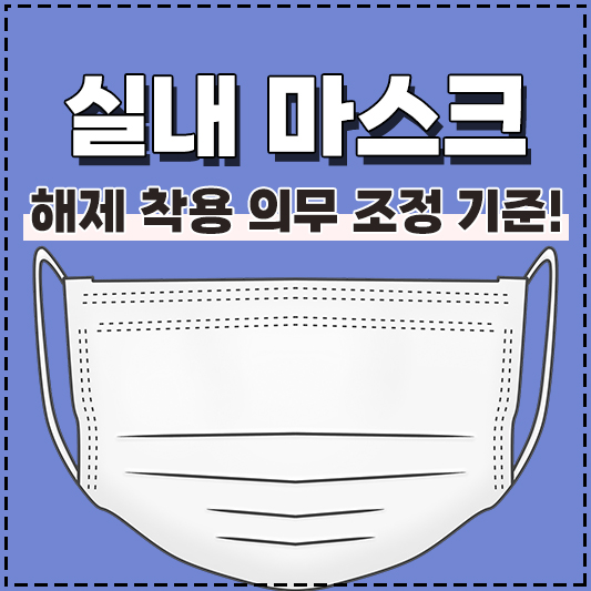 실내마스크 해제 착용 기준 조정 유지 장소