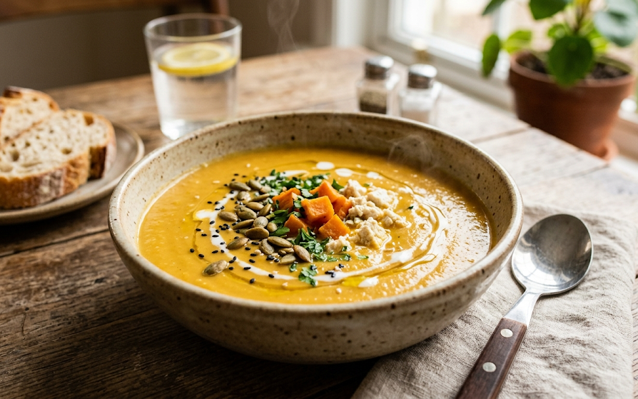 고구마 두부 스프 다이어트 레시피