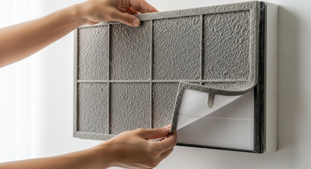 벽걸이 에어컨 물