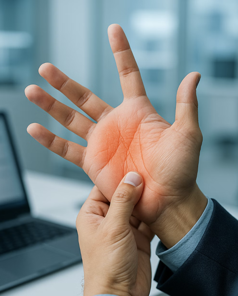 결정적 차이 1: 찌릿한 팔 저림 vs 둔한 손놀림