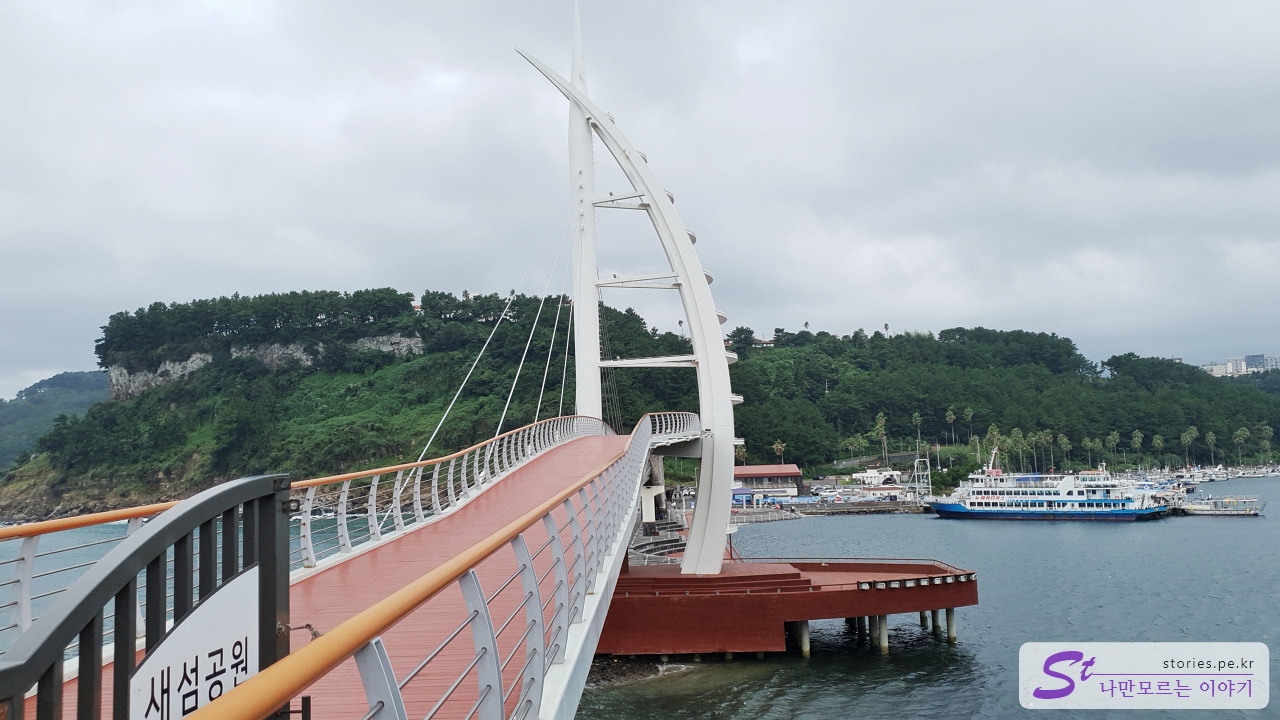 새섬에서 바라본 새연교