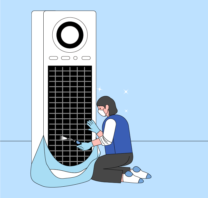 에어컨 셀프 청소방법