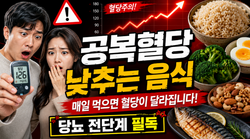 공복혈당 낮추는 음식 이미지사진