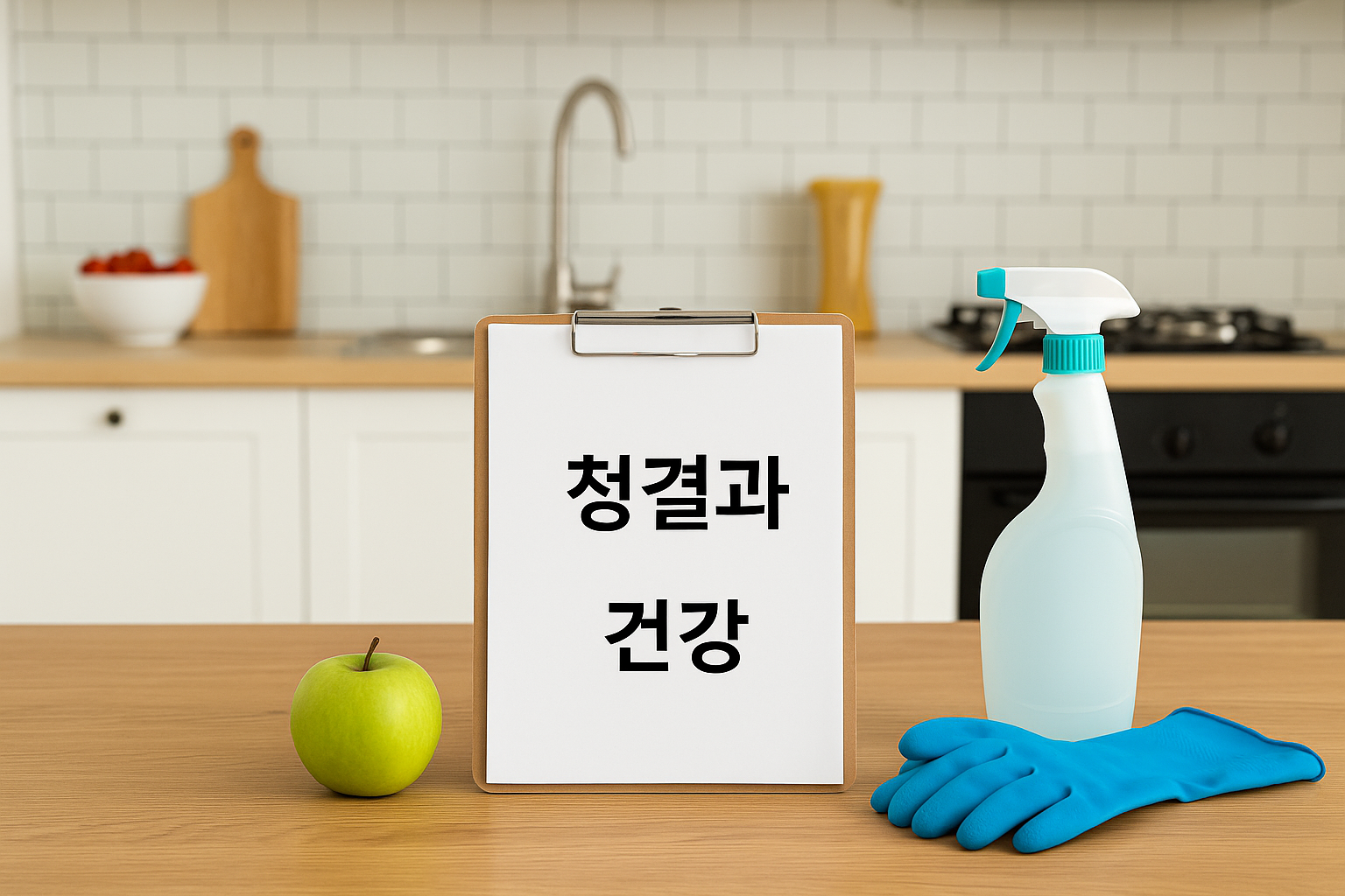 주방 청결과 건강의 숨은 연결 고리와 위생 루틴
