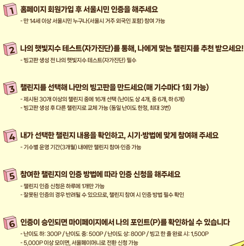 365 서울챌린지 참여방법