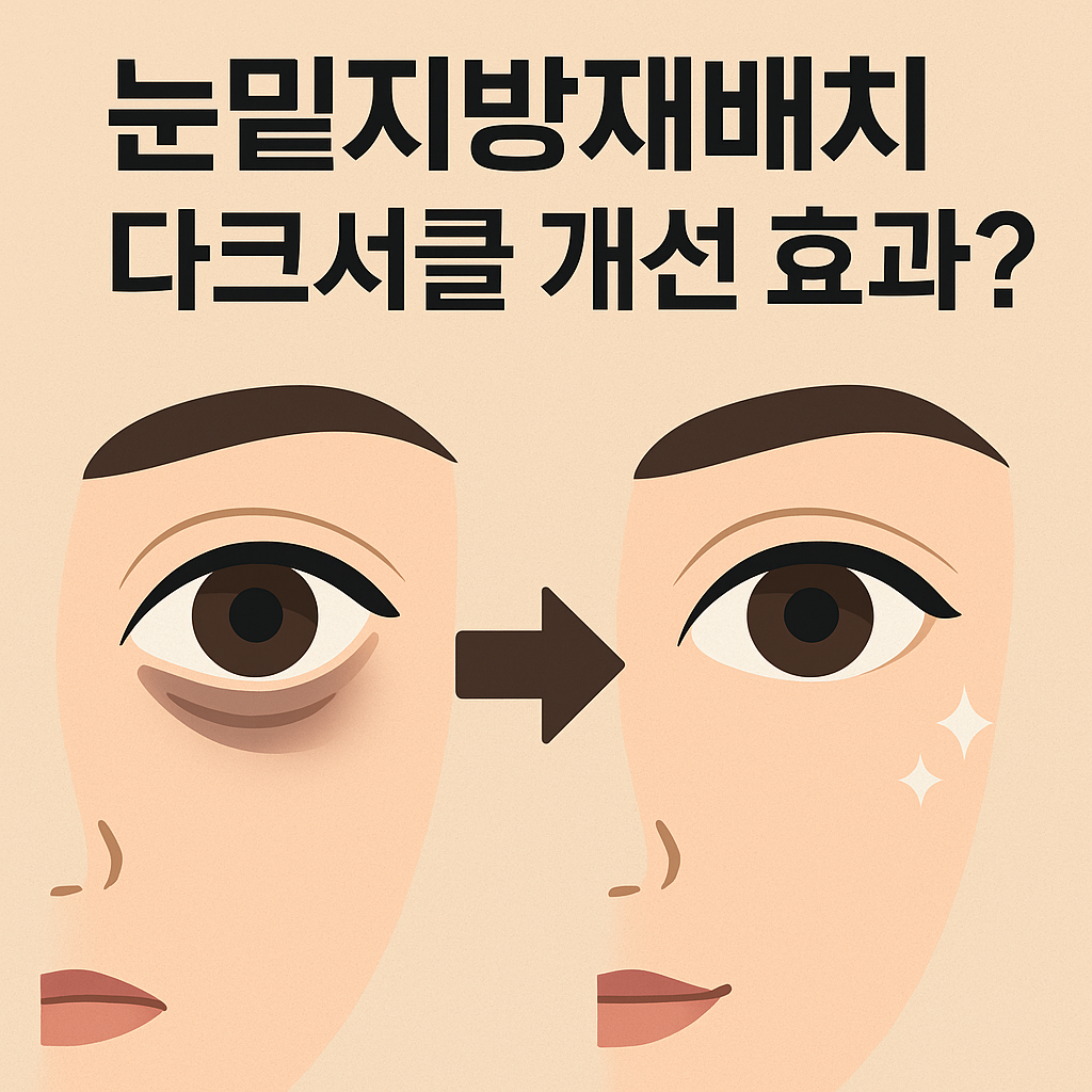 꺼짐&middot;불룩함 개선 다크서클 눈밑 지방재배치 최신 트렌드