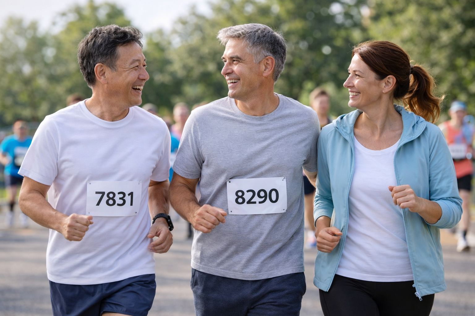 50대, 실제로 참가할 수 있는 마라톤 대회