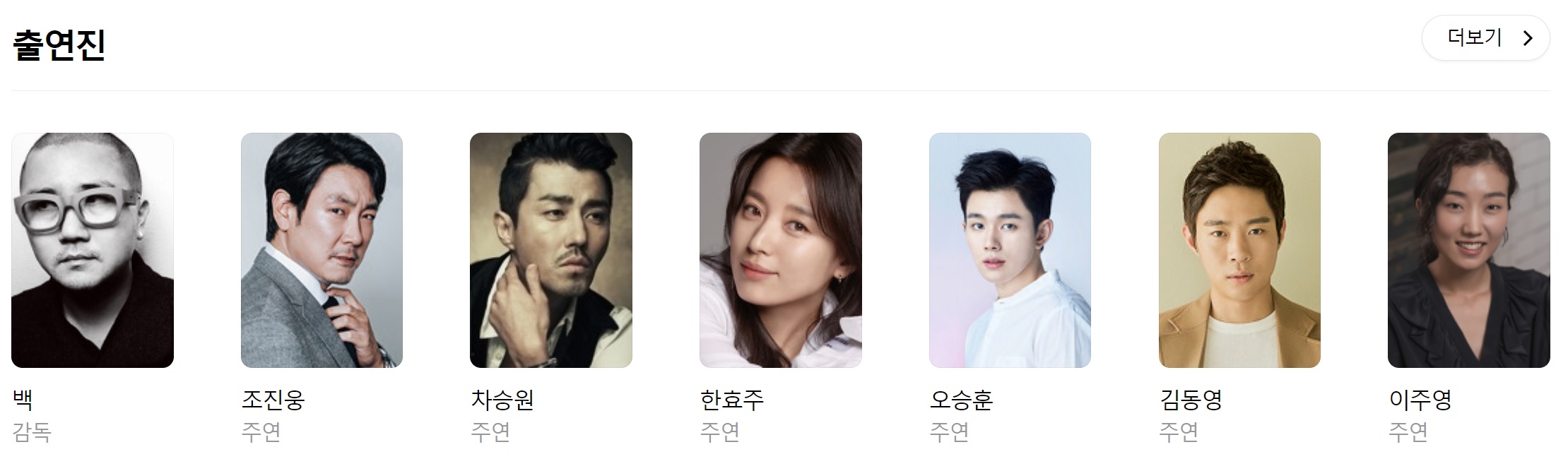 영화 출연진