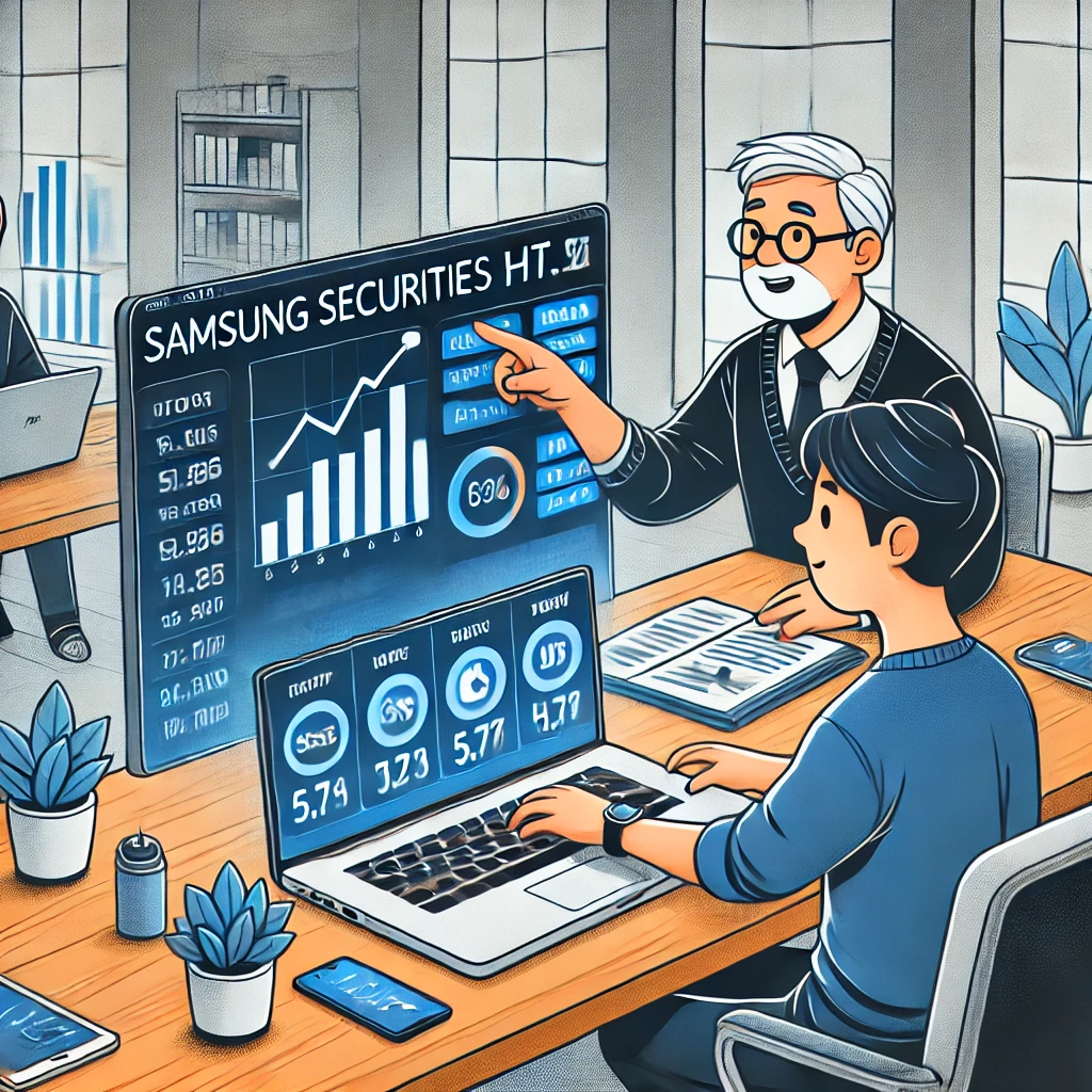 삼성증권 HTS 다운로드 설치방법 POP