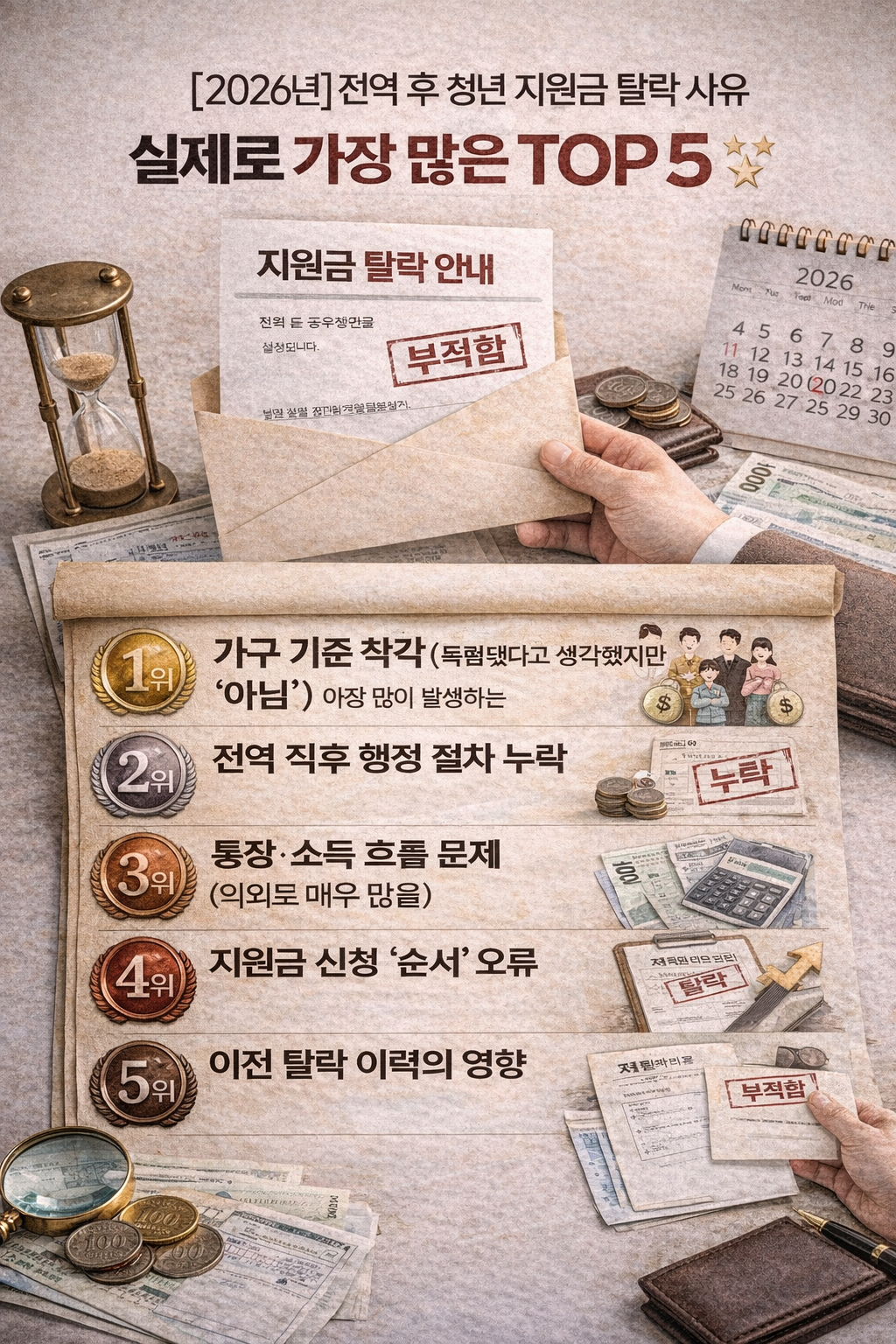 [2026년] 전역 후 청년 지원금 탈락 사유