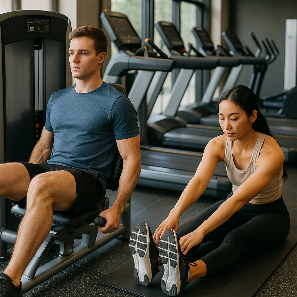 헬스장 초보자 가이드 관련 이미지