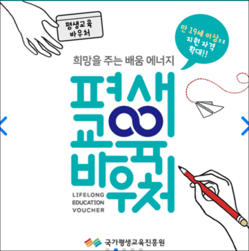 평생교육바우처(출처:국가평생교육진흥원)