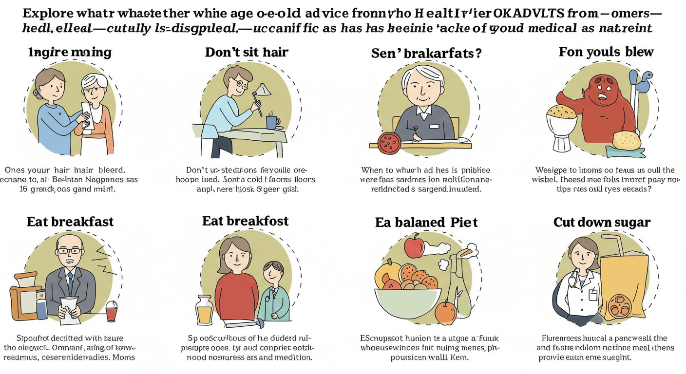잔소리처럼 들린 과학적인 건강 조언