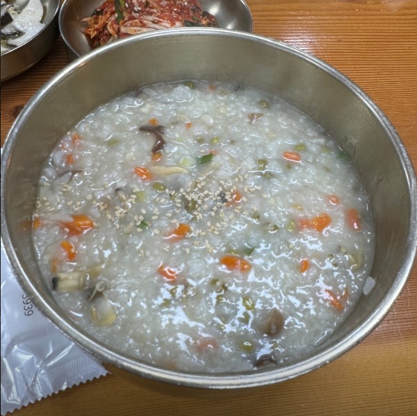 지평선 바지락죽 메뉴 이미지