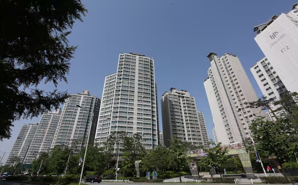 송파 잠실동의 한 아파트 단지 모습