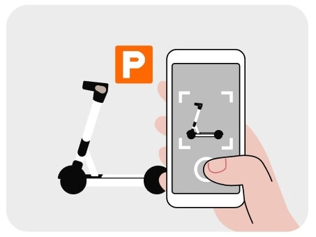 전동스쿠터 반납 촬영