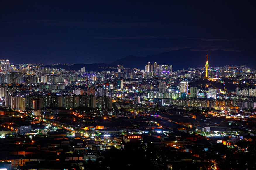 대구 시내 야경