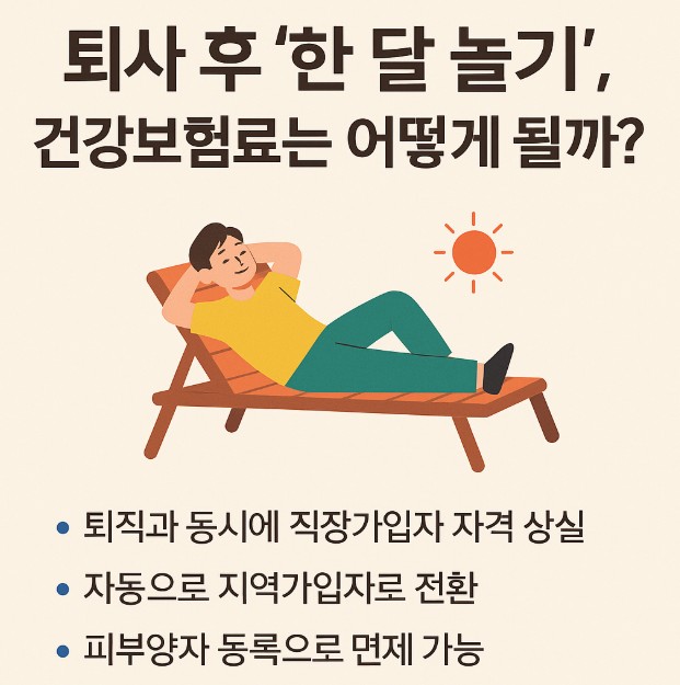 퇴사후 휴가를 즐기는 남성의 모습