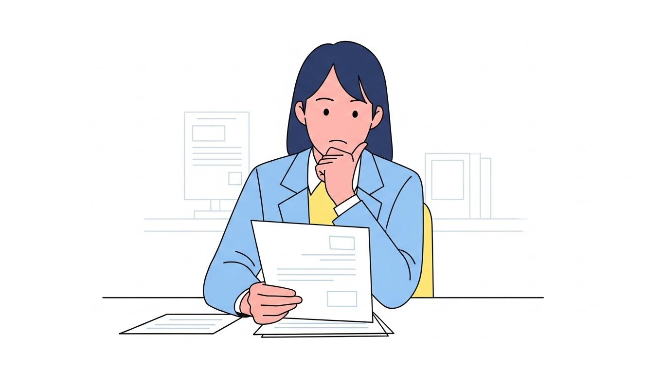 간단한 문서를 확인하는 모습으로, 집에서하는부업은 복잡하지 않아야 합니다.