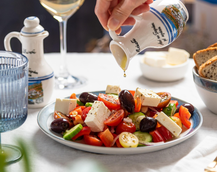 Salad, Greek salad, Feta image.