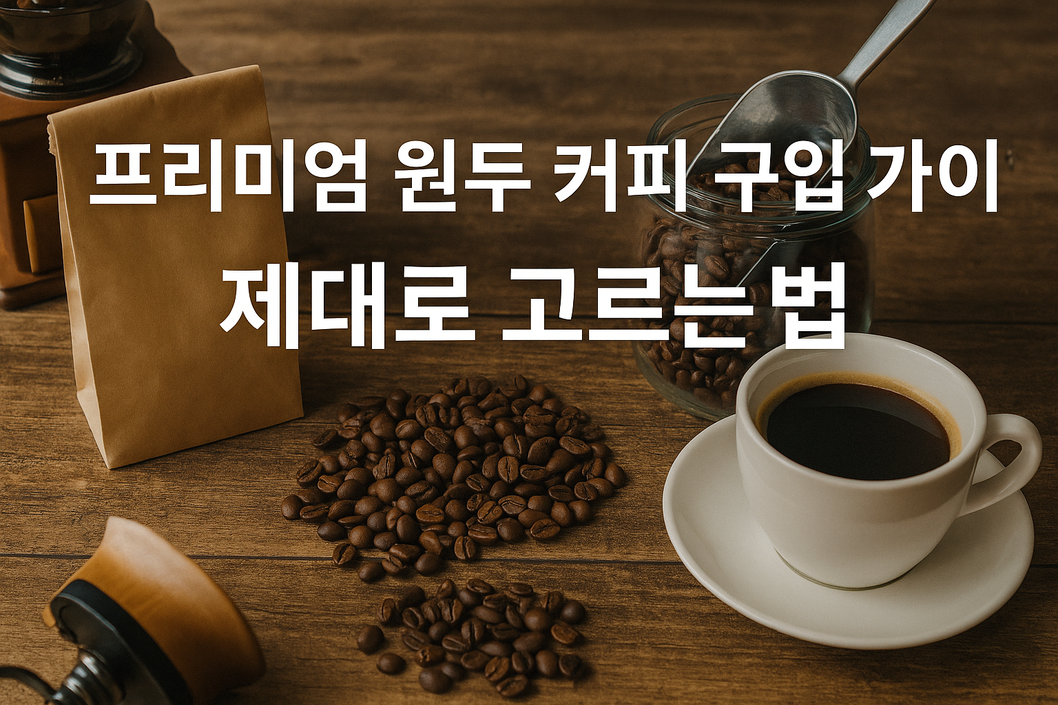 프리미엄 원두 커피 구입 가이드: 제대로 고르는 법 관련 이미지